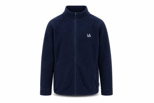 LA Gear Boys Blue  Fleece Full Zip Jumper Size 7-8 Years