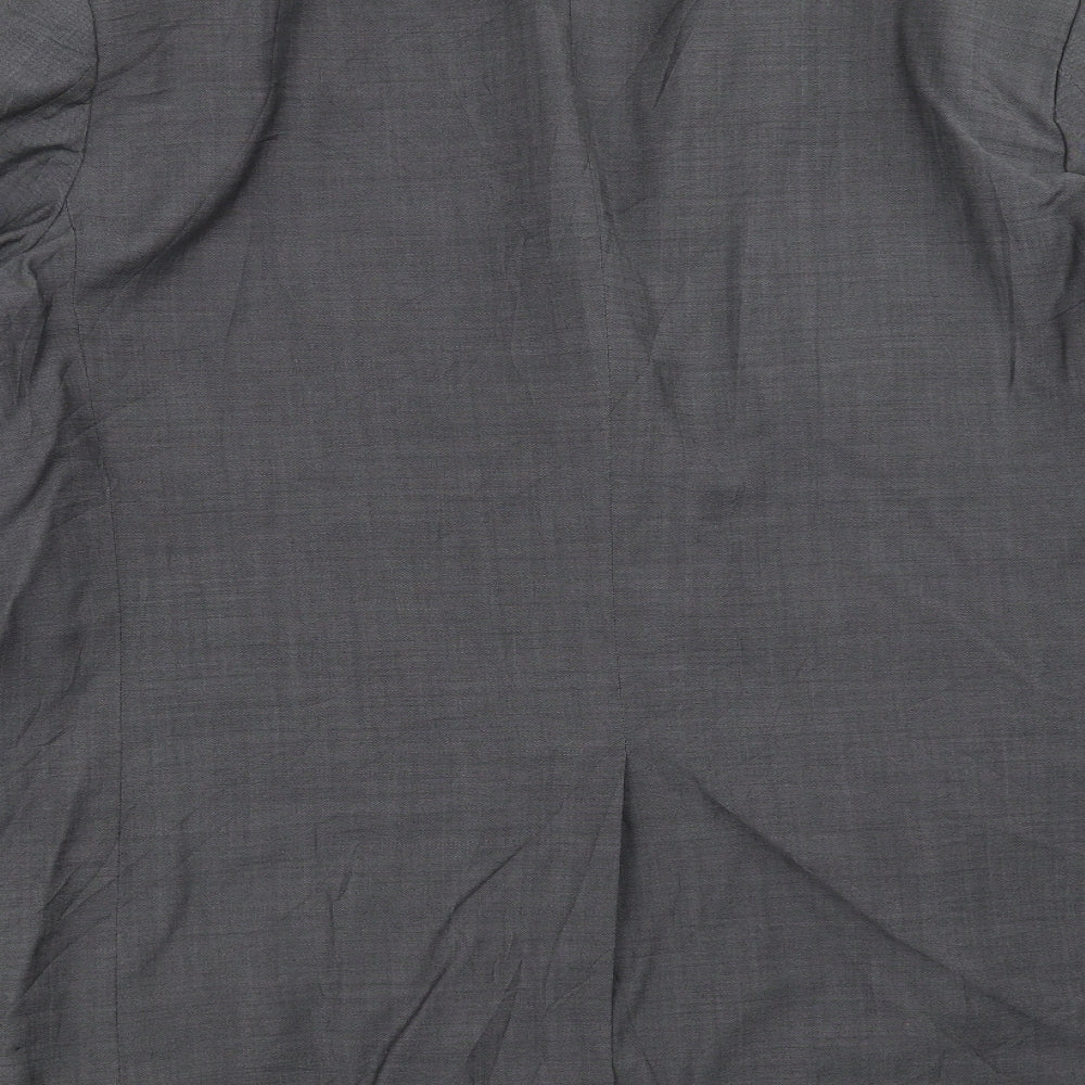 Preworn Mens Grey   Jacket Suit Jacket Size 44