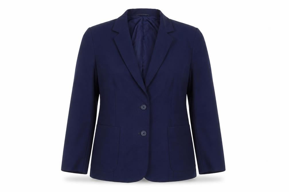 St Michael Womens Blue Jacket Suit Jacket Size 18