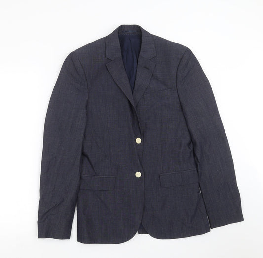 H&M Mens Blue   Jacket Suit Jacket Size 36