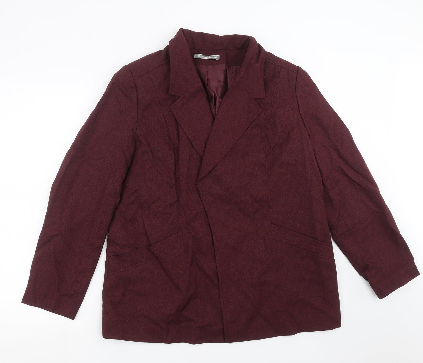 The Pearl Collection Womens Purple   Jacket Suit Jacket Size 16