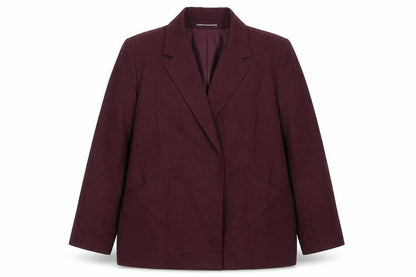 The Pearl Collection Womens Purple   Jacket Suit Jacket Size 16
