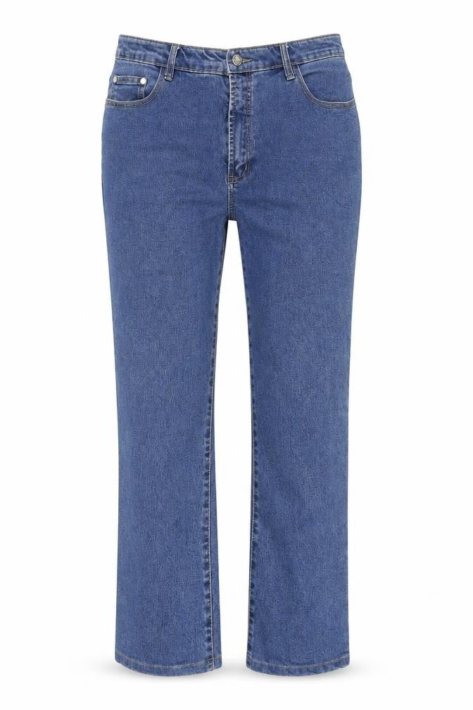 YIFAN Womens Blue  Denim Straight Jeans Size 35 in L25 in