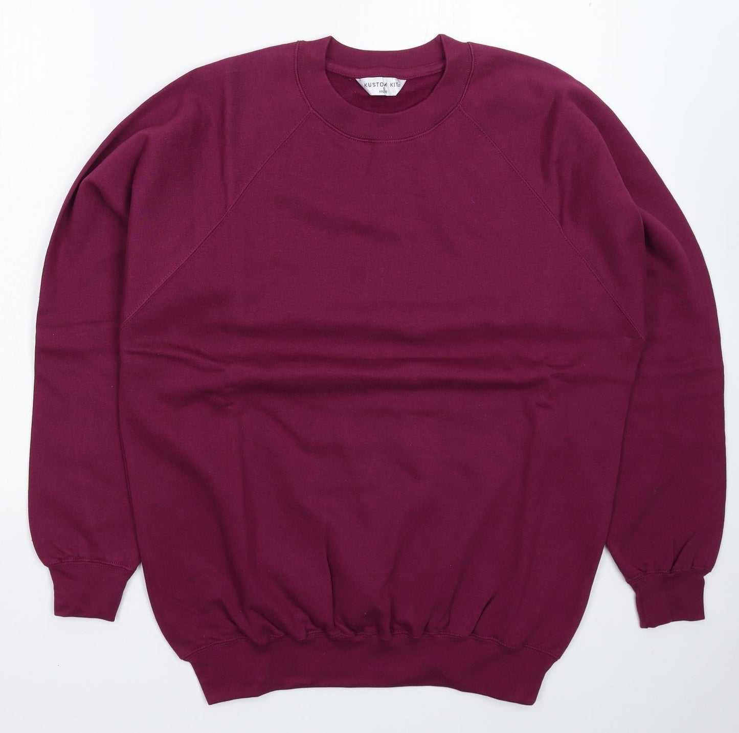 Kustom Kit Mens Purple   Pullover Sweatshirt Size S