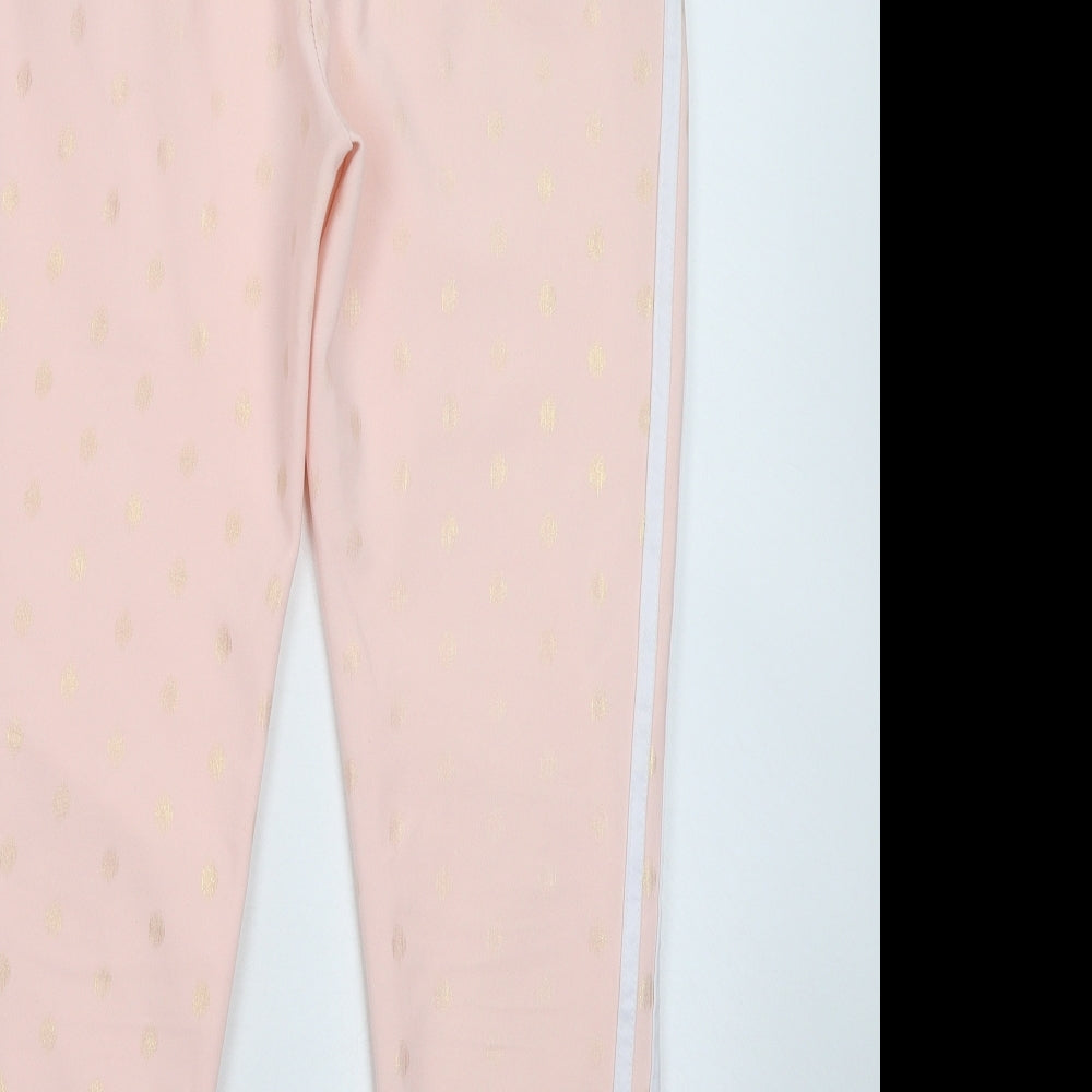 Preworn Womens Pink Striped  Trousers  Size M L25 in