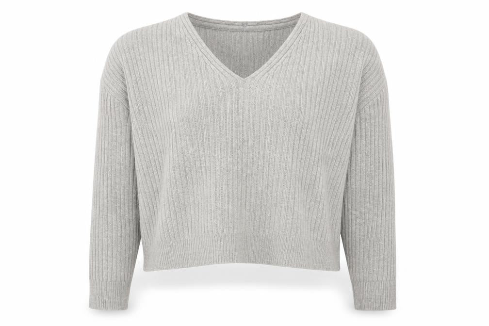 New Look Womens Grey  Knit Pullover Jumper Size M  - Oversized
