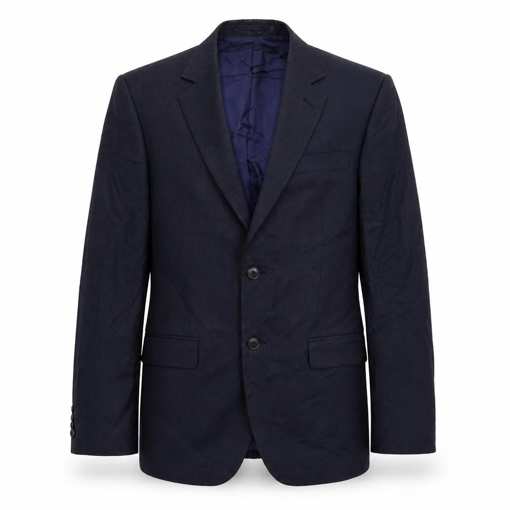 John Lewis Mens Blue   Jacket Suit Jacket Size 36