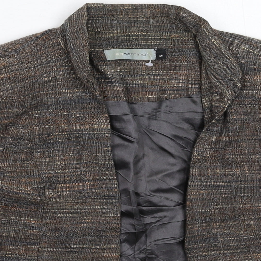 Red Herring Womens  Geometric  Jacket Blazer Size 12
