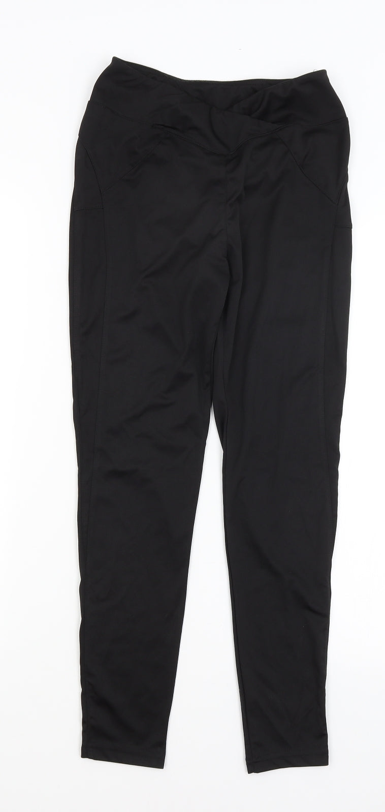 Preworn Womens Black   Compression Leggings Size S L25 in