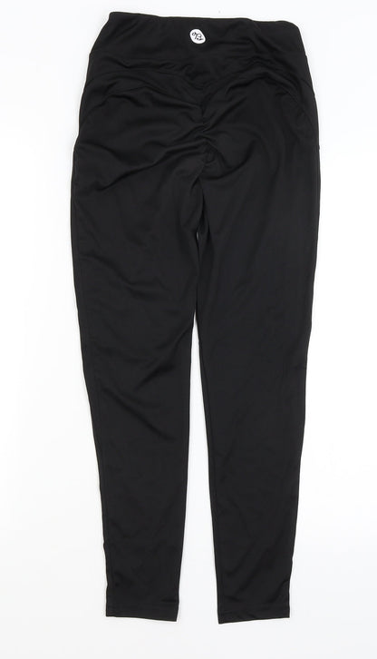 Preworn Womens Black   Compression Leggings Size S L25 in