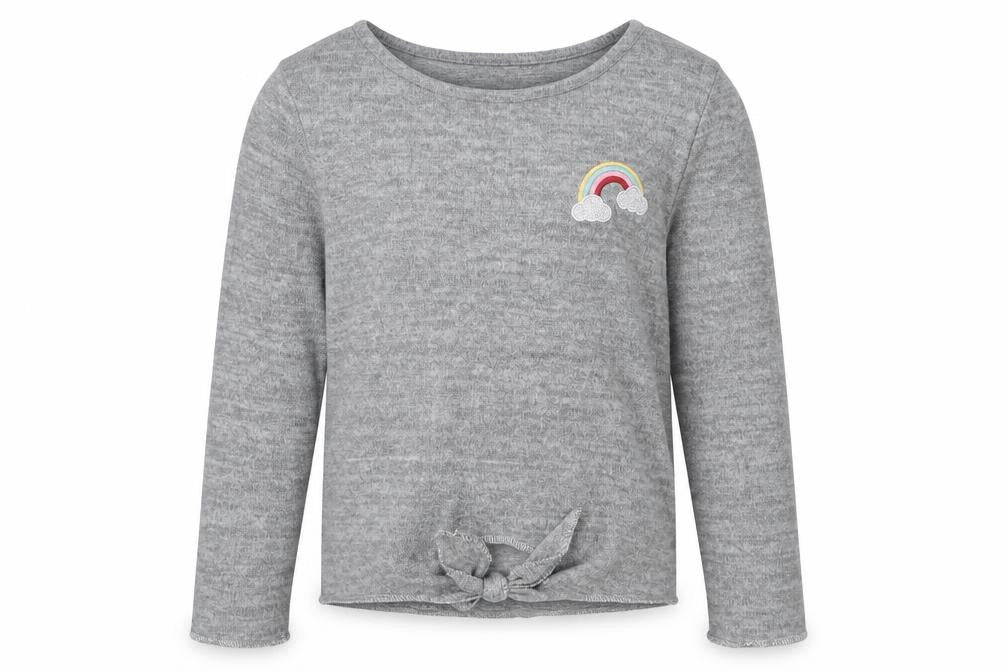 Kiabi Girls Grey   Basic T-Shirt Size 5 Years