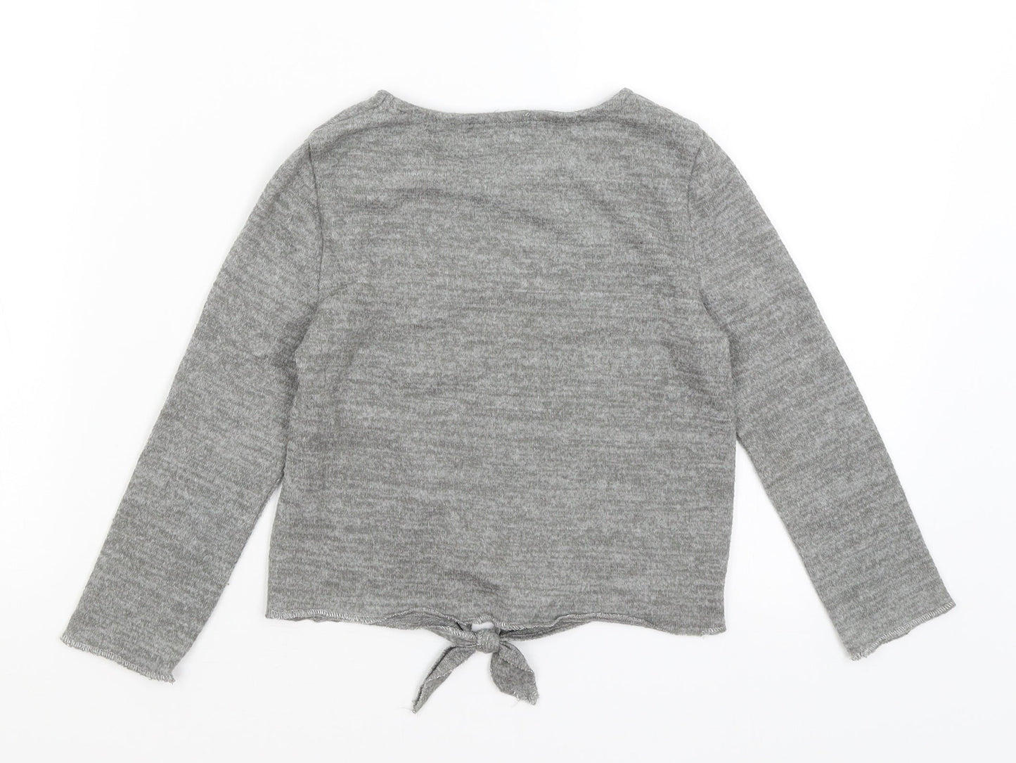 Kiabi Girls Grey   Basic T-Shirt Size 5 Years