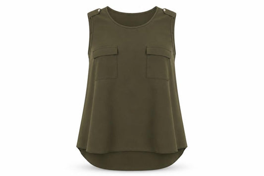 F&F Womens Green   Basic Tank Size 14