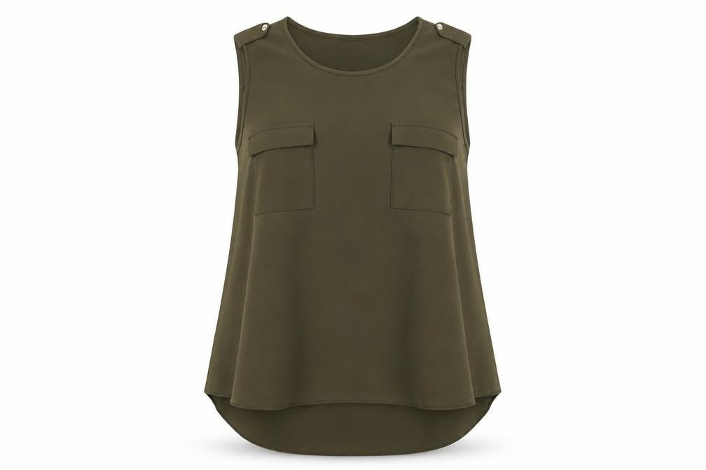 F&F Womens Green   Basic Tank Size 14