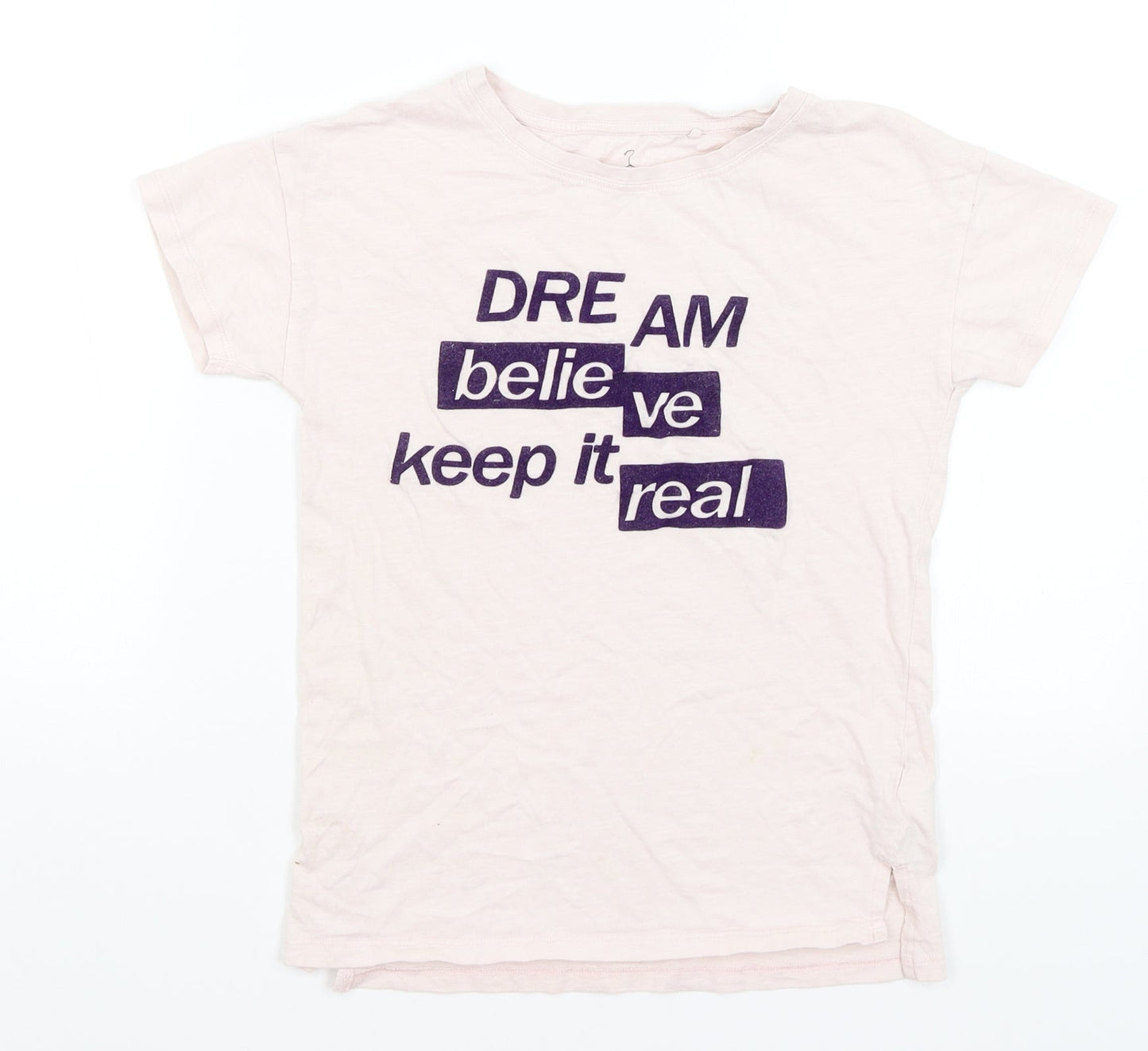 NEXT Girls Pink   Basic T-Shirt Size 9 Years