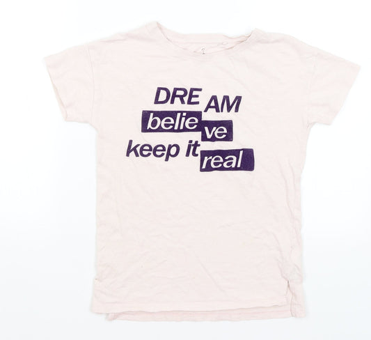 NEXT Girls Pink   Basic T-Shirt Size 9 Years