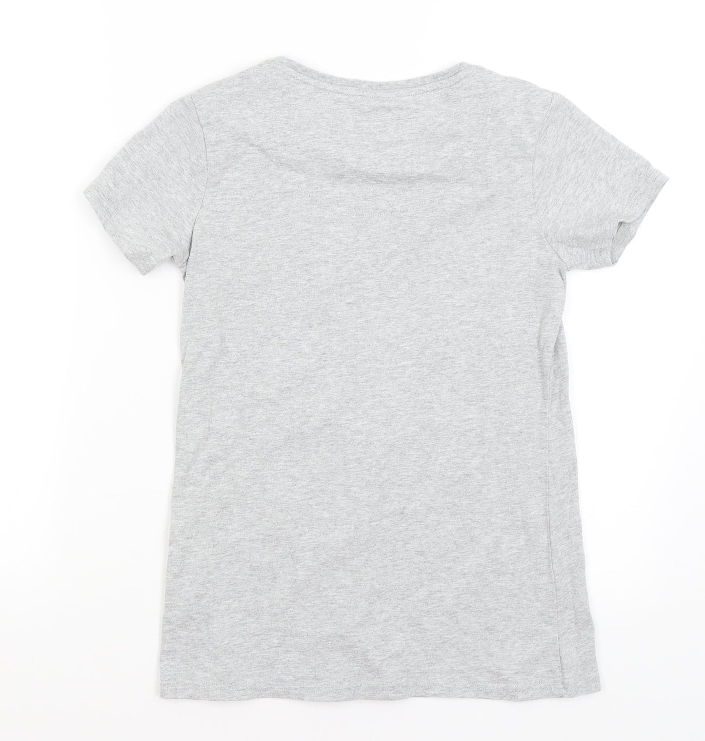 NEXT Girls Grey   Basic T-Shirt Size 13 Years  - Be Nice