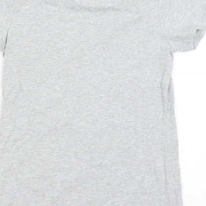 Preloved NEXT Girls Grey   Basic T-Shirt Size 13 Years  - Be Nice - Label