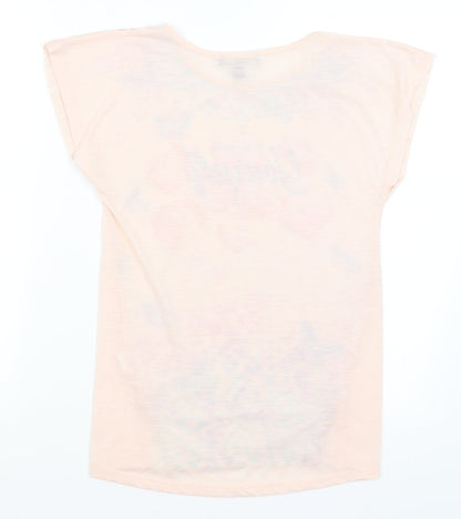 Atmosphere Womens Pink   Basic T-Shirt Size 6  - Be Unique Be Yourself