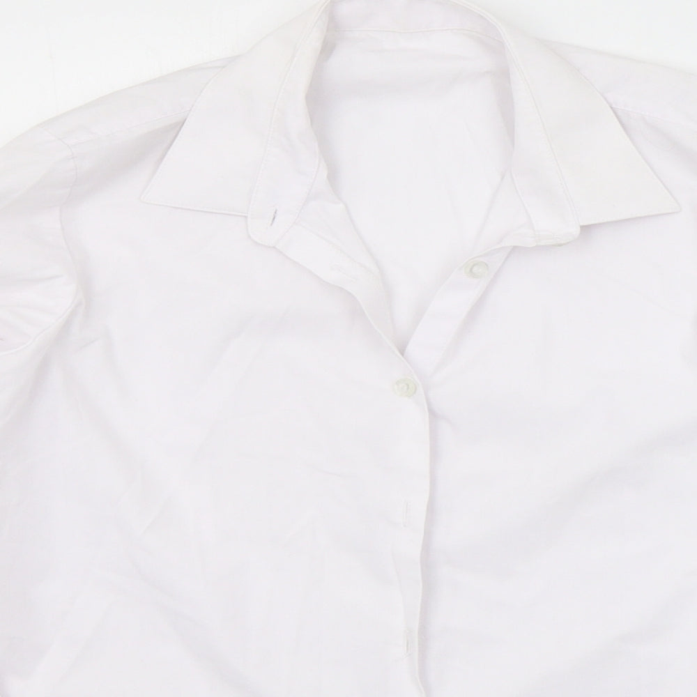George Girls White   Basic Button-Up Size 15-16 Years