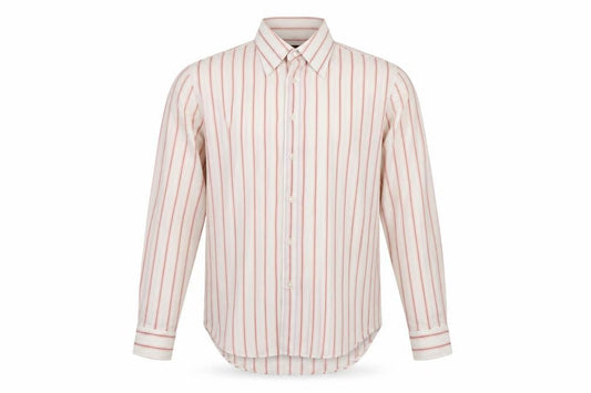 Paladine Mens Beige Polka Dot   Button-Up Size 16
