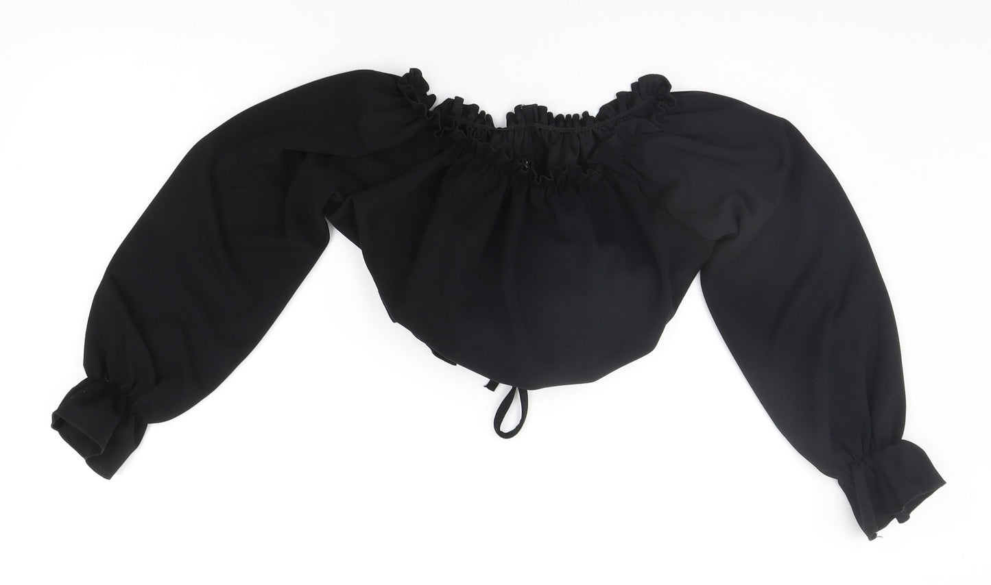 STYLELEISE Womens Black   Basic Blouse Size 10