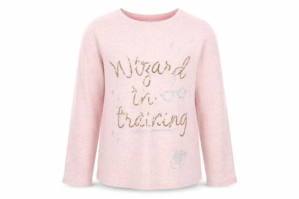 George Girls Pink   Pullover Jumper Size 5-6 Years  - SEQUIN