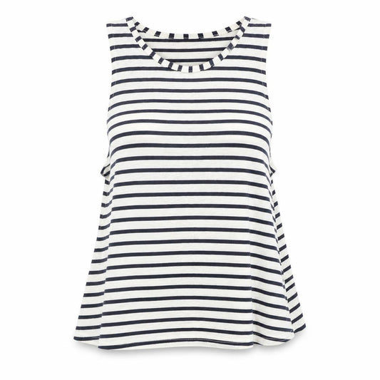 Atmosphere Womens Beige Striped  Basic Tank Size 8