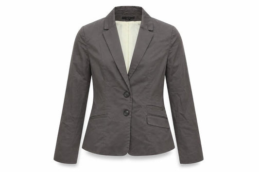 H&M  Womens Grey   Jacket Blazer Size 6
