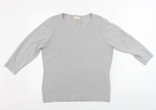 Marks and Spencer  Womens Grey   Pullover Jumper Size 14