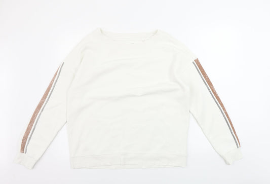 NEXT  Womens White   Pullover Jumper Size M