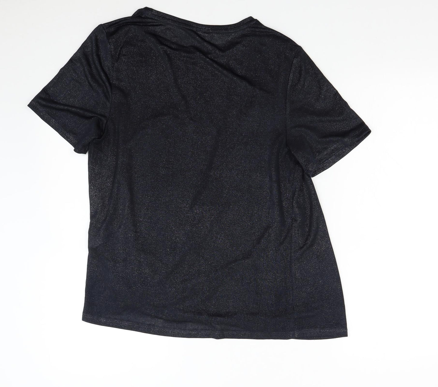 Warehouse Womens Black   Basic T-Shirt Size 14