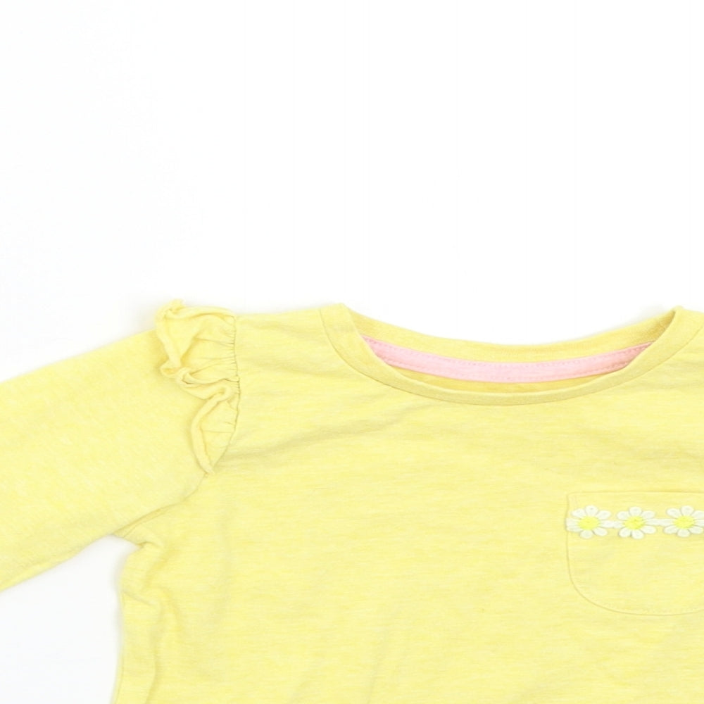 Nutmeg Baby Yellow   Basic T-Shirt Size 12-18 Months