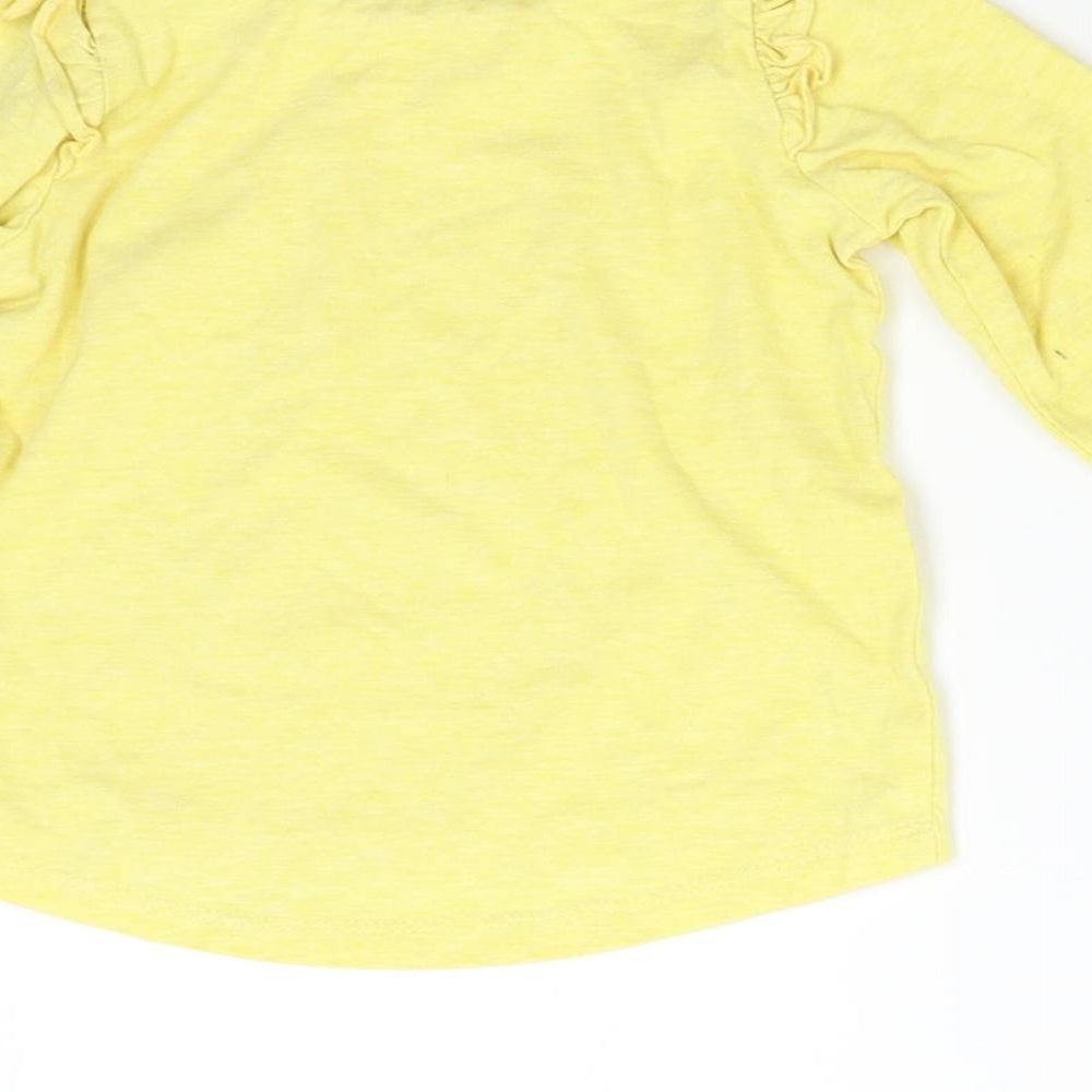 Nutmeg Baby Yellow   Basic T-Shirt Size 12-18 Months