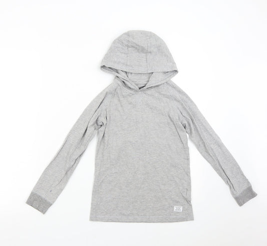 Debenhams Boys Grey   Pullover Hoodie Size 9-10 Years