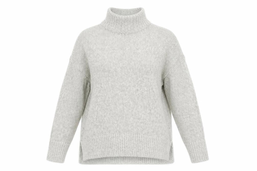 New Look Womens Grey  Knit Pullover Jumper Size M