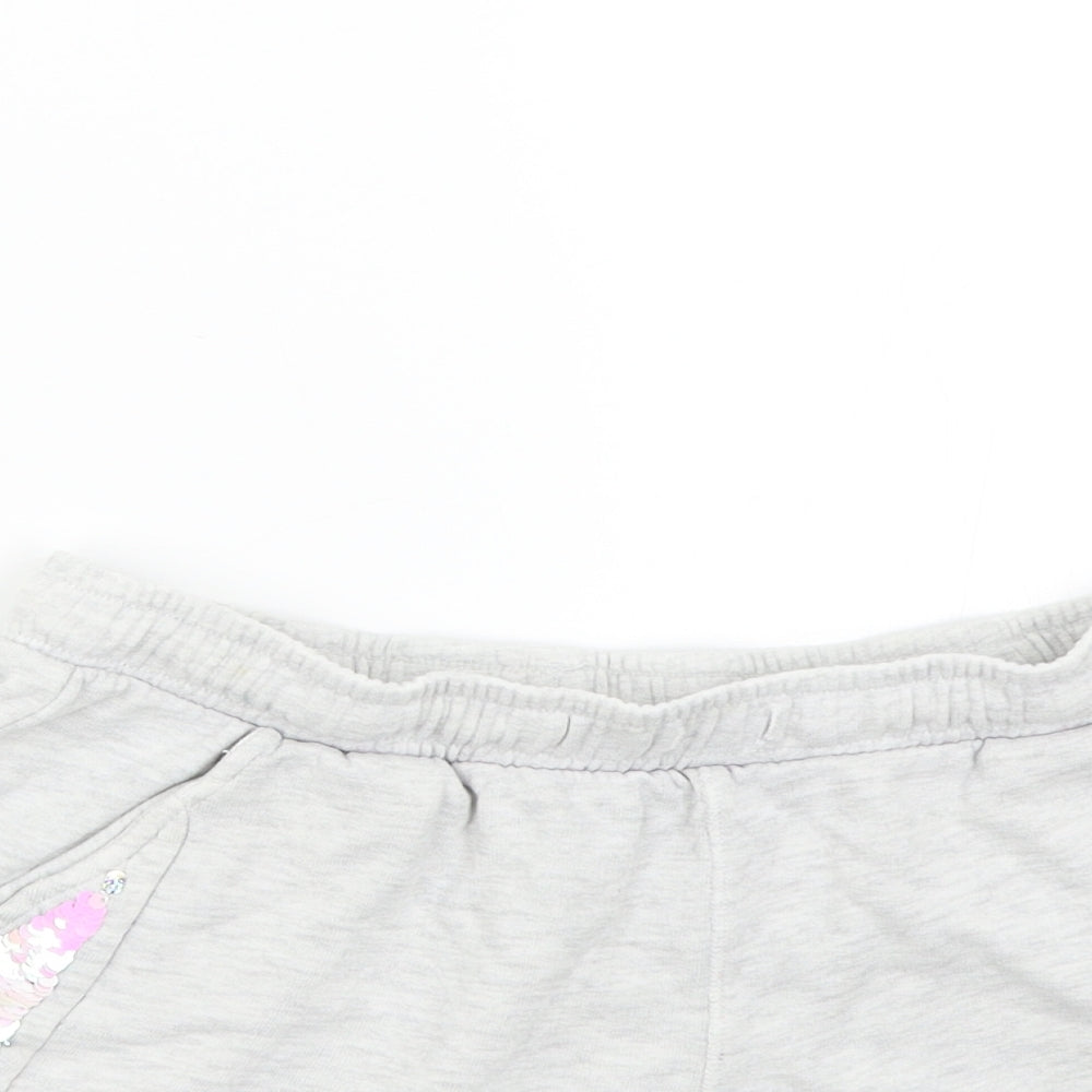Nutmeg Girls Grey   Hot Pants Shorts Size 11-12 Years