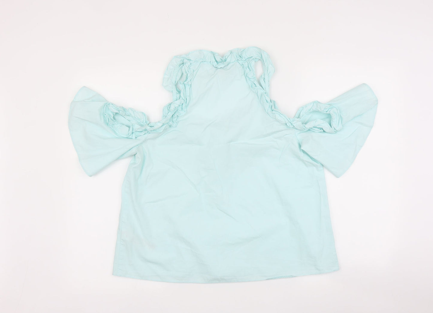 Topshop Womens Blue   Basic Blouse Size 12