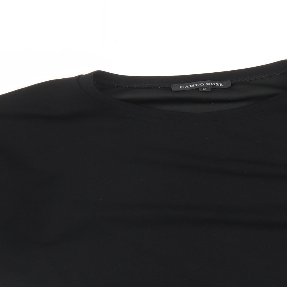 CAMERO ROSE Womens Black   Pullover Sweatshirt Size M