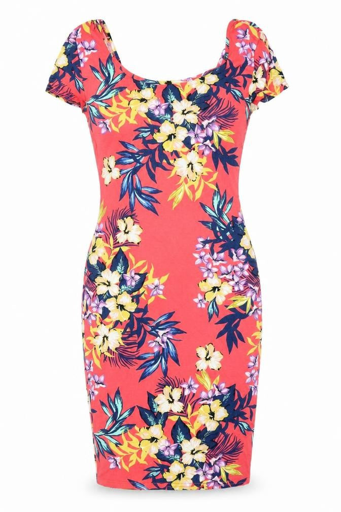 New Look Womens Pink Fair Isle  Bodycon  Size 10
