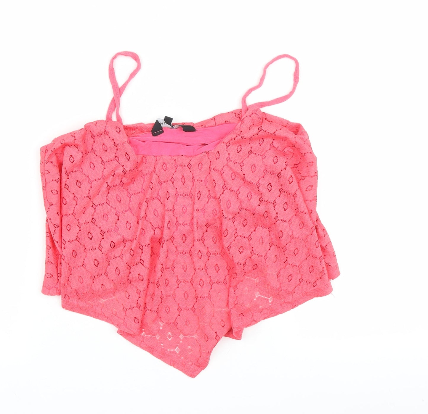 New Look Womens Pink   Basic Tank Size 8