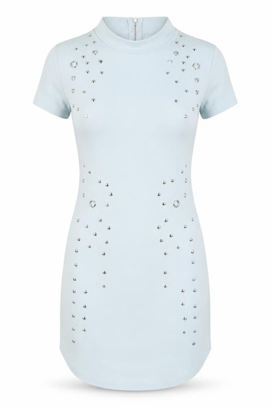 voyelles Womens Blue   Bodycon  Size M