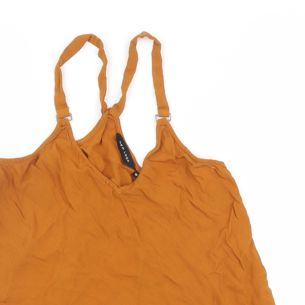 New Look Womens Brown   Basic Tank Size 12