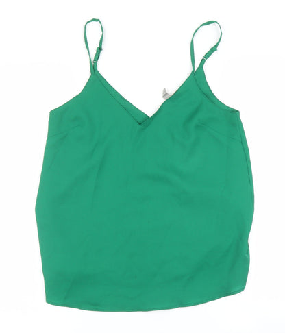 ASOS Womens Green   Basic Tank Size 8