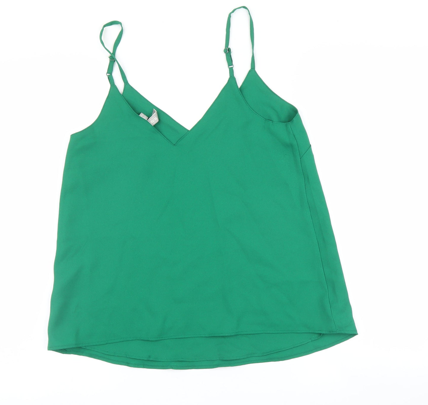 ASOS Womens Green   Basic Tank Size 8