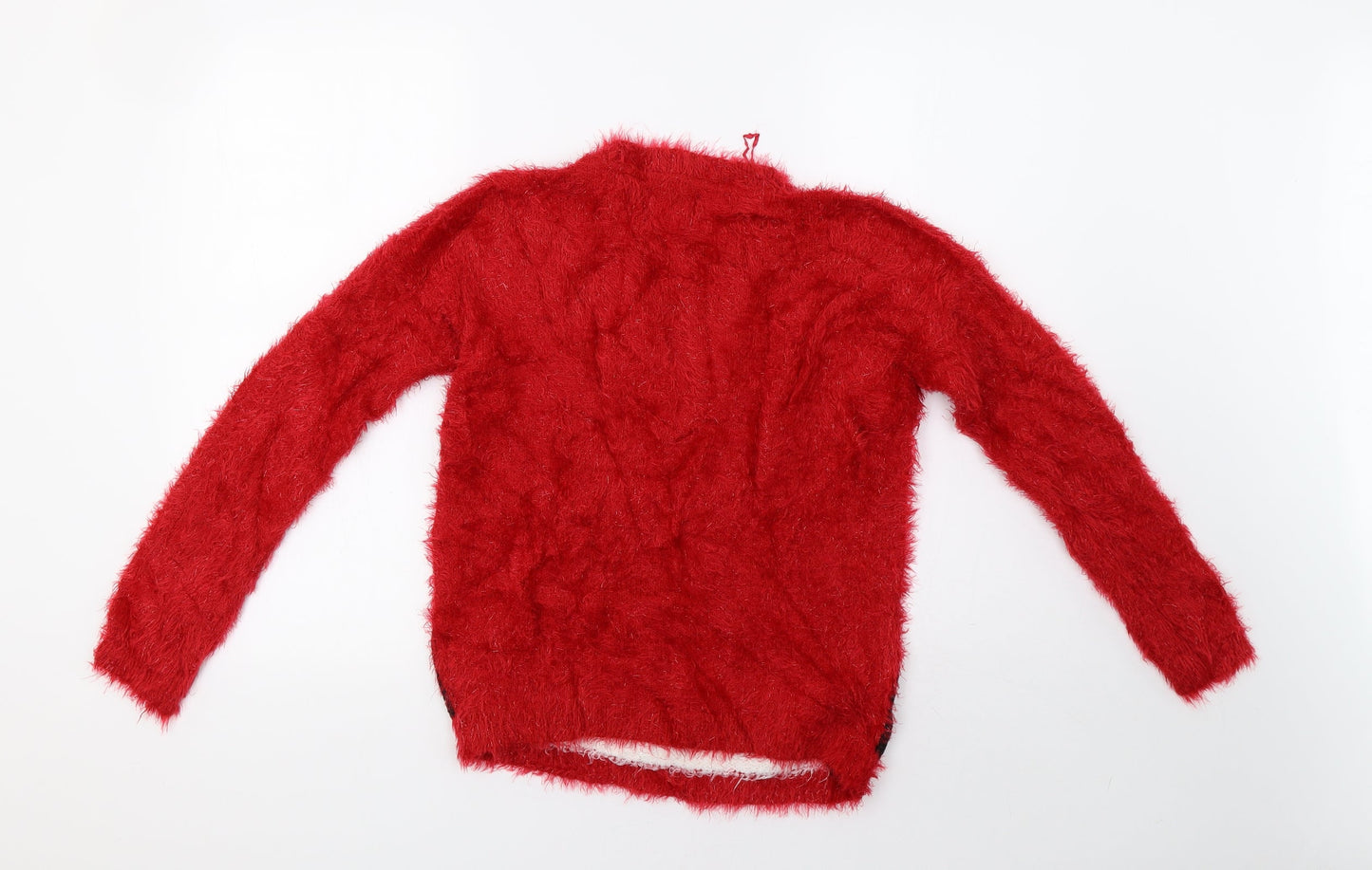 Matalan Womens Red   Pullover Sweatshirt Size S  - christmas