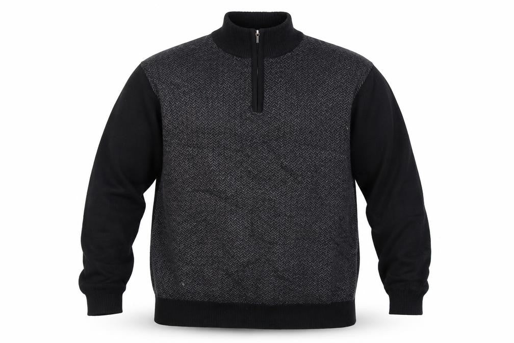 Matalan Mens Black   Full Zip Sweatshirt Size L