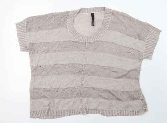 Preworn Womens Beige   Pullover Sweatshirt Size 22