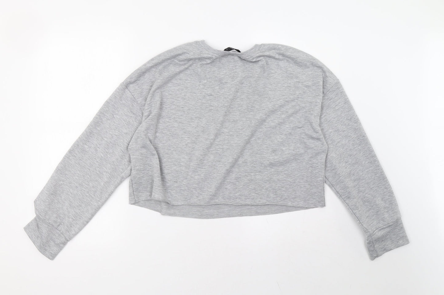 SheIn Womens Grey   Pullover Hoodie Size L