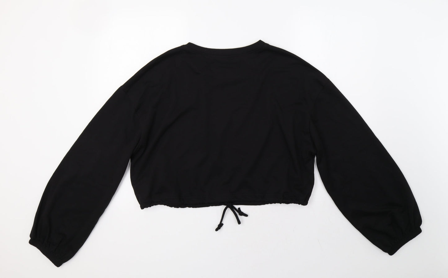 SheIn Womens Black   Pullover Sweatshirt Size XL